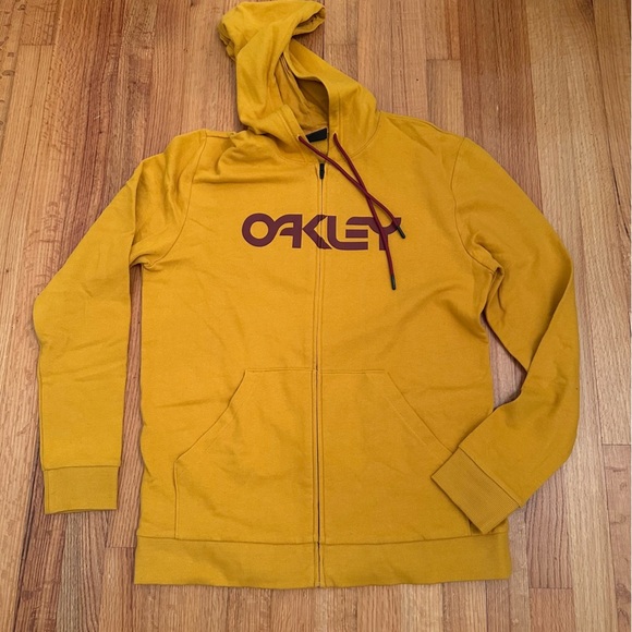 Oakley TEDDY FULL ZIP HOODIE - Amber Yellow (A)1 - Picture 1 of 12